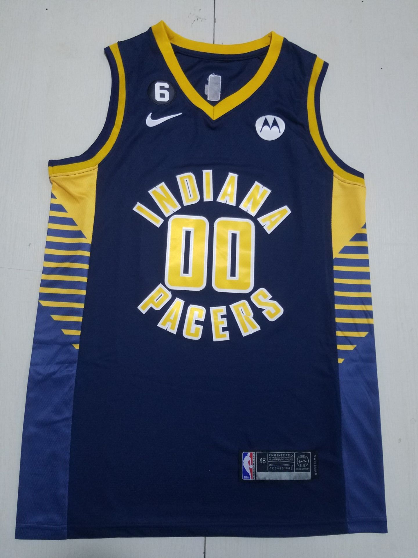 Men Indiana Pacers Custom Blue Nike 2022 NBA Jersey->orlando magic->NBA Jersey